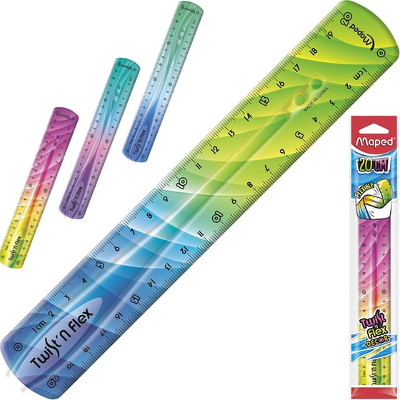 Χάρακας Maped Twist'n Flex Decor 20cm (1 Τεμάχιο) image 1