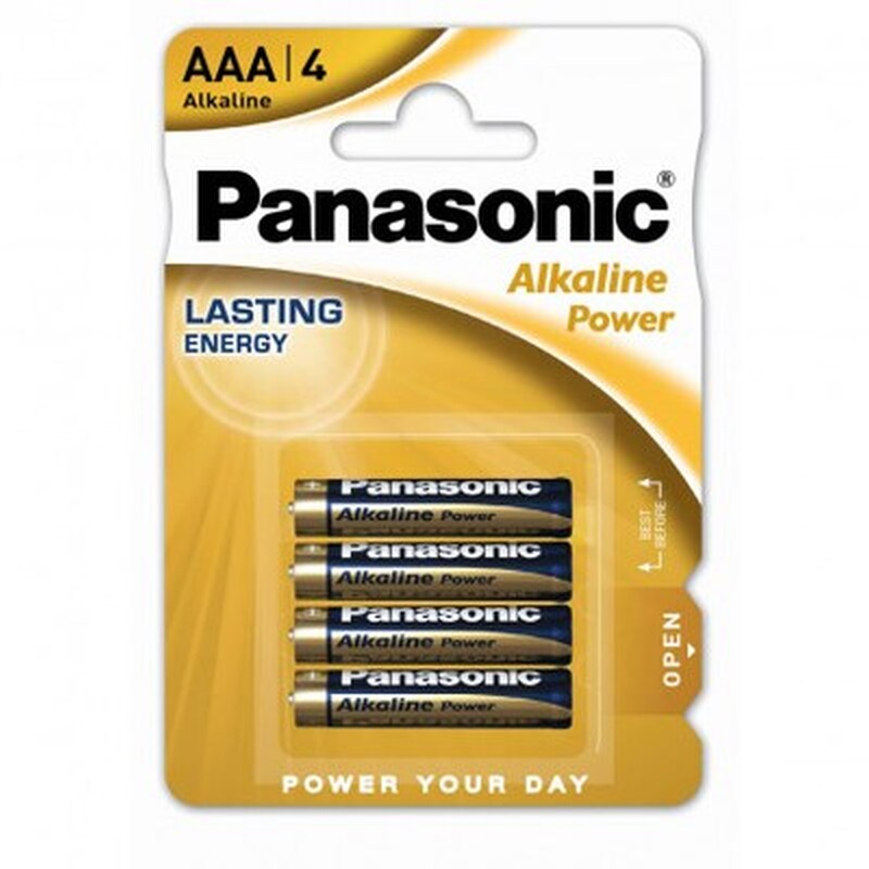 Panasonic Αλκαλικές Μπαταρίες ΑΑΑ 1.5V 4τμχ