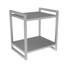 Κομοδίνο Next Μεταλλικό 40x35x50 cm - Ασημί