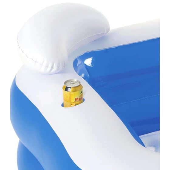 Φουσκωτή Οικογενειακή Πισίνα Bestway Family Fun Lounge 575 Lt - Μπλε image 1
