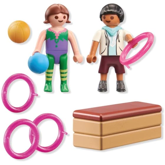 PLAYMOBIL® Προπόνηση Στο Γυμναστήριο (71757) image 3