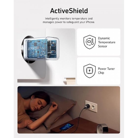 Φορτιστής Πρίζας Anker 521 Nano Pro USB-C 40W - Black image 3