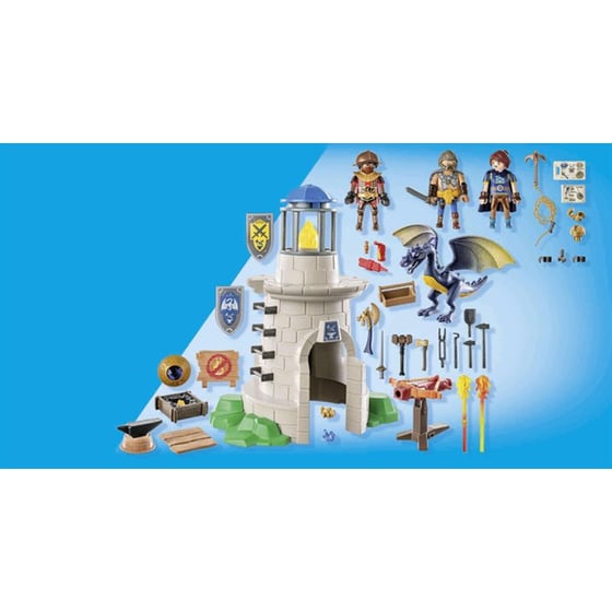 PLAYMOBIL® Novelmore Πύργος Ιπποτών με δράκο και σιδηρουργό (71483) image 2