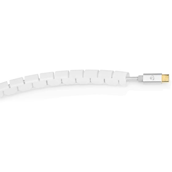 Διαχειριστής Καλωδίων Nedis Spiral Sleeve CMSW1316WT200 - Λευκό image 3