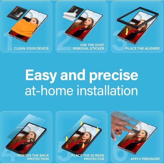Προστατευτικό οθόνης Samsung Galaxy S25 Ultra - PanzerGlass Ultra Wide image 9