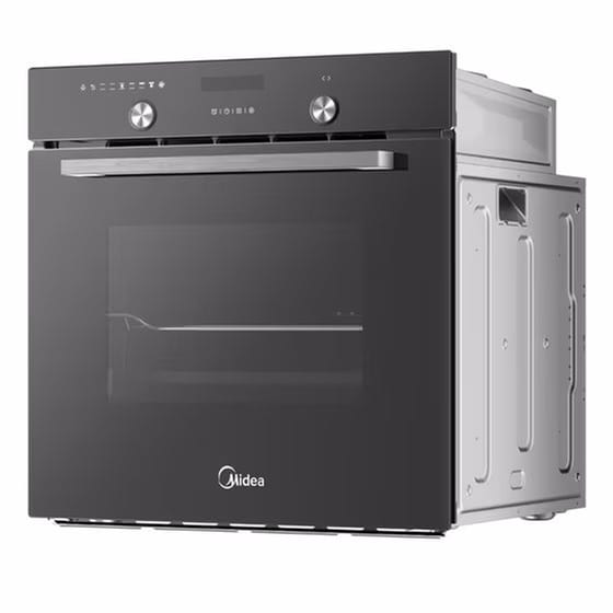 MIDEA MBON5M90E5-BK 70 Lt Μαύρο Κρύσταλλο Εντοιχιζόμενος Φούρνος Άνω Πάγκου image 1