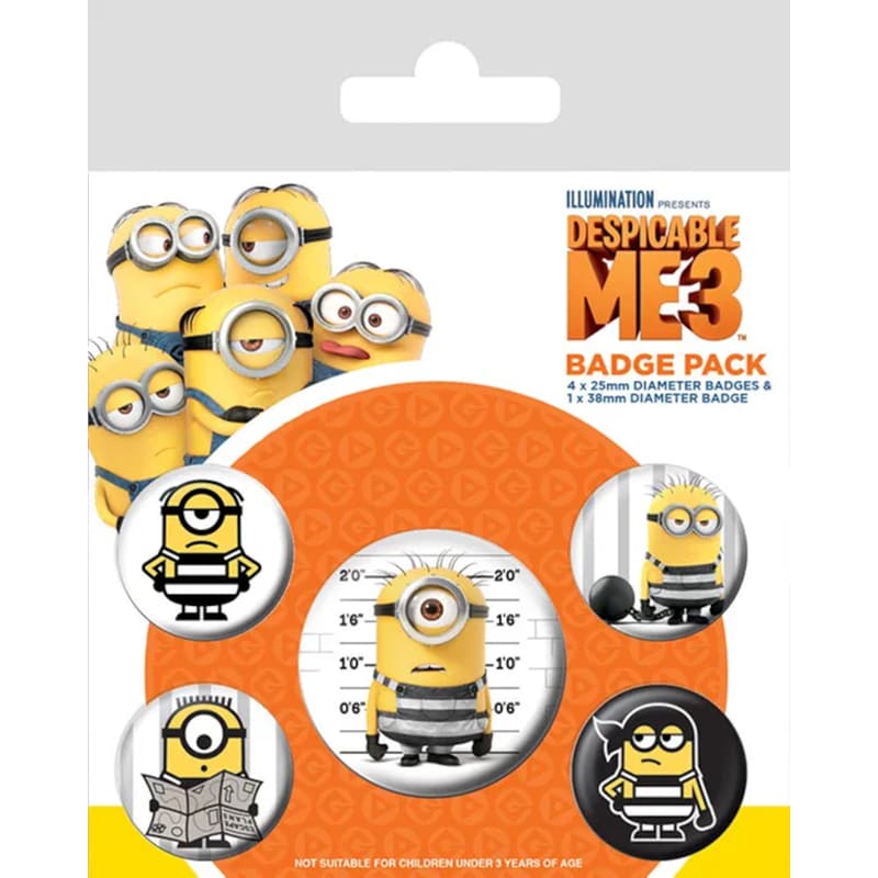 Σετ Κονκάρδες Despicable Me 3 - Minions Breakout