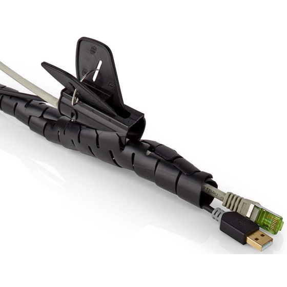 Διαχειριστής Καλωδίων Nedis Spiral Sleeve CMSW2832BK200 - Μαύρο image 5