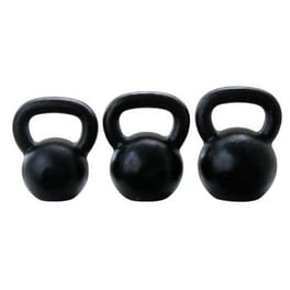 Kettlebell Κλασσικό 20kg Power Force PF-43 από Σίδηρο - Μαύρο
