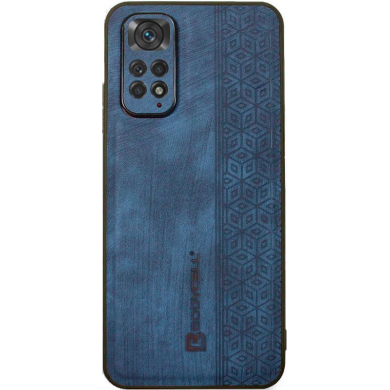 BODYCELL Θήκη Xiaomi Redmi Note 11 / 11S - Bodycell Pattern Leather - Blue