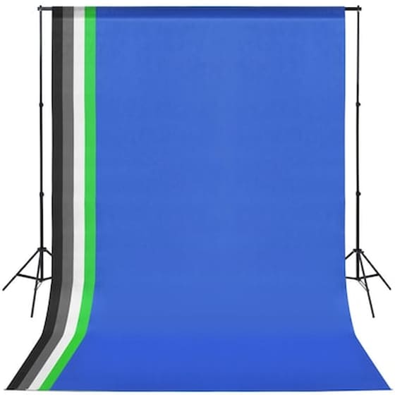Vidaxl Κιτ Στούντιο Φωτογράφισης Με Φόντο Και Softbox image 2
