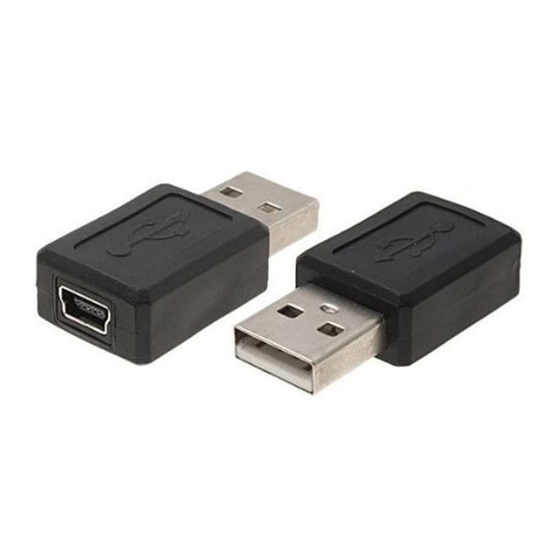 Αντάπτορας Powertech USB-A Male σε mini USB Female