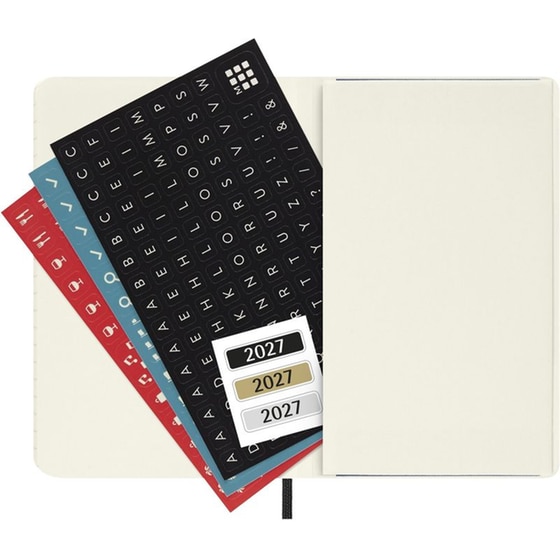 Ημερολόγιο Ημερήσιο 2027 Moleskine 12M Pocket Soft Cover Μαύρο image 5
