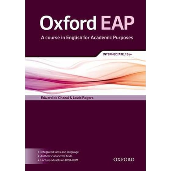 Oxford EAP- Intermediate/B1+- Student's Book and DVD-ROM Pack image 0