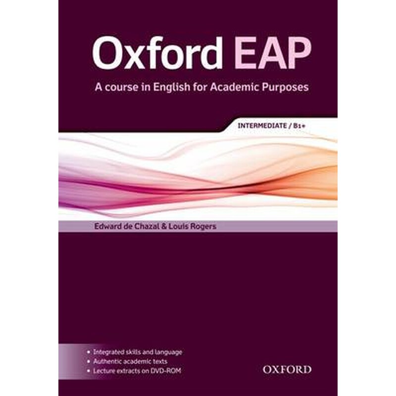 Oxford EAP- Intermediate/B1+- Students Book and DVD-ROM Pack