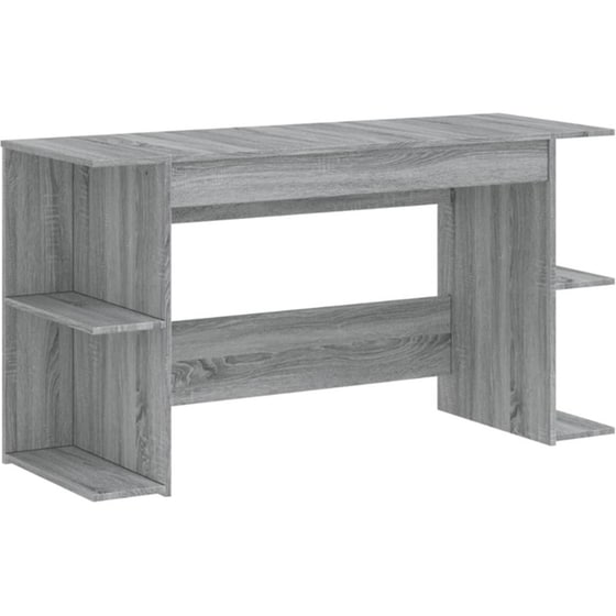 Γραφείο VidaXL από Επεξεργασμένο Ξύλο 140x50x75 cm - Γκρι Sonoma image 0