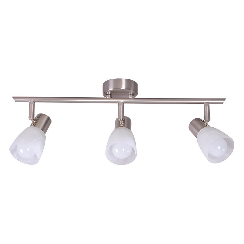 HOMELIGHTING Σποτ Τρίφωτο Homelighting Softy 77-3545 Μεταλλικό 48x24x23 cm - Ασημί/Λευκό