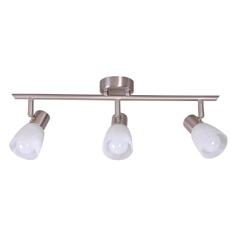 Σποτ Τρίφωτο Homelighting Softy 77-3545 Μεταλλικό 48x24x23 cm – Ασημί/Λευκό