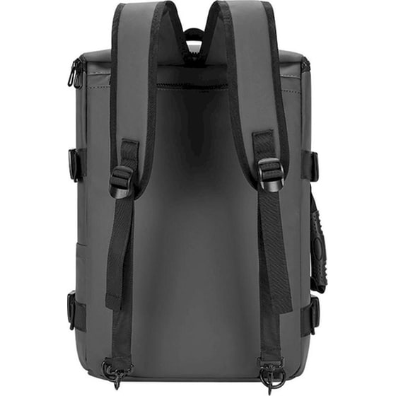 Τσάντα Πλάτης/ Ώμου Amber με Θήκη Laptop 15.6'' AΜ2013 21 lt - Γκρι image 2