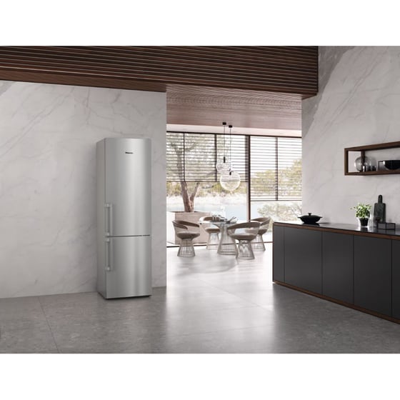 MIELE KFN 4494 ED No Frost 368 Lt Ασημί Ψυγειοκαταψύκτης image 5