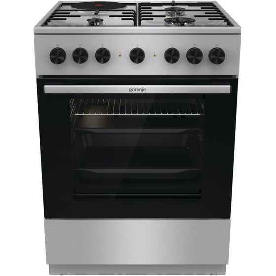 GORENJE GK6B42XD 71 Lt Inox Μεικτή Κουζίνα Υγραερίου image 0