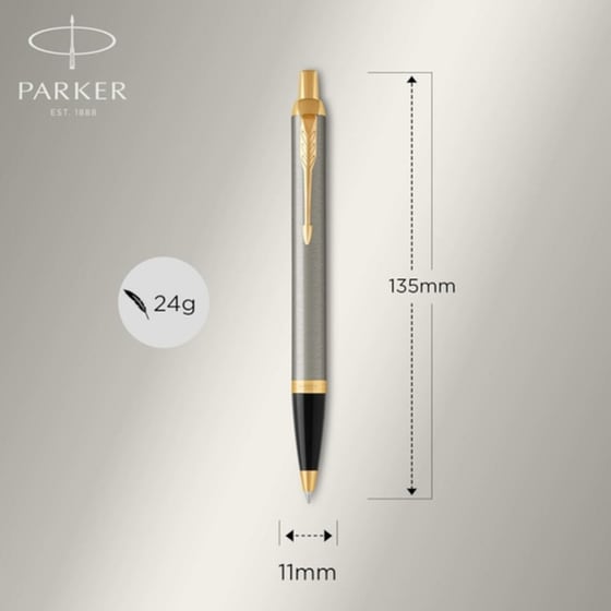 Στυλό Διαρκείας IM Parker Ασημί image 1