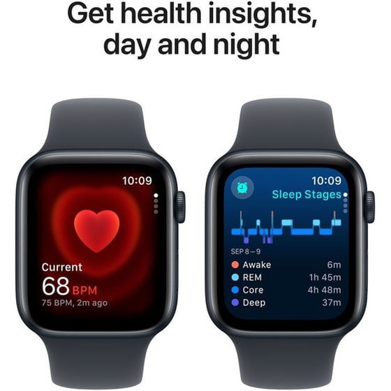 Apple Watch SE GPS 44mm - Midnight Aluminium Case with Midnight Sport Band - M/L image 4