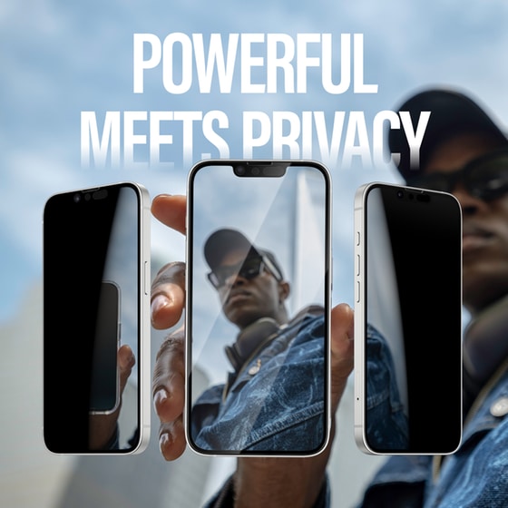 Προστατευτικό οθόνης Apple iPhone 16e/iPhone 14/iPhone 13/iPhone 13 Pro - PanzerGlass Privacy Ultra-Wide Fit Screen Protection image 5