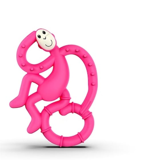 Matchstick Monkey Μασητικό Mini Monkey Teether - Pink-240303 image 0