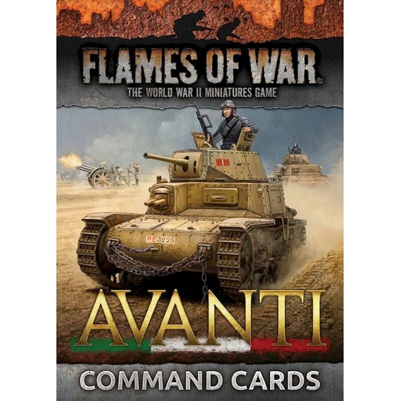 Flames Of War - Italian Avanti: Unit And Command Cards (GaleForce9)