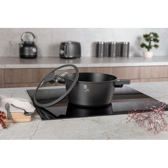 Κατσαρόλα BERLINGER HAUS BH8131 24 cm 4.1 L Ανθρακί image 3