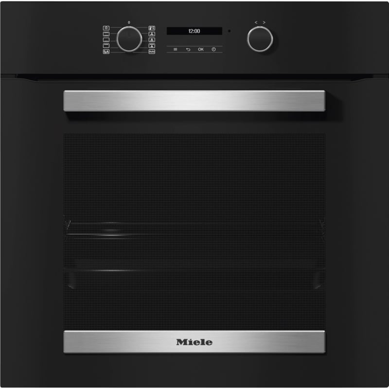 MIELE MIELE H 2467 B ACTIVE 76 Lt Μαύρο Εντοιχιζόμενος Φούρνος Άνω Πάγκου