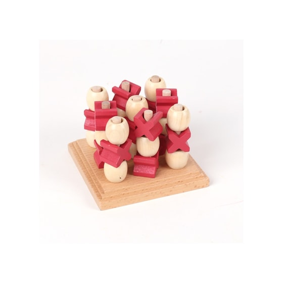 Γρίφος Ξύλινος Mensa 3D Noughts And Crosse image 1