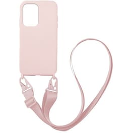 Θήκη Samsung Galaxy A23 5G - Sonique Carryhang Liquid Silicone Strap - Ροζ