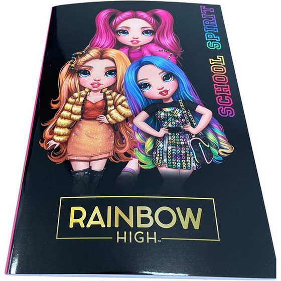 Τετράδιο Καρφίτσα Gim Rainbow High image 1