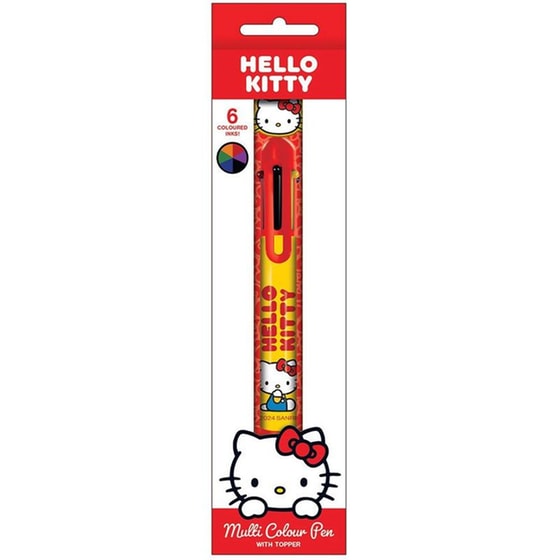 Στυλό Διάρκειας Blue Sky Studios Hello Kitty 6 Χρωμάτων image 1