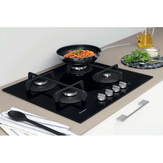 INDESIT ING 61T/BK 59 cm Μαύρo Εστία Αερίου Αυτόνομη image 10