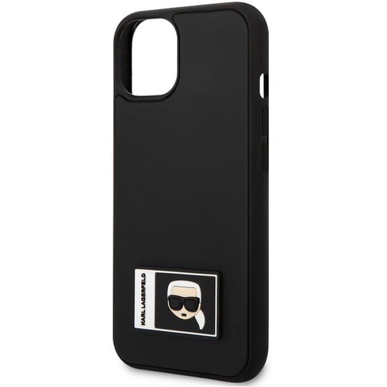 Karl Lagerfeld Ikonik Patch Karl’s Head Θήκη Προστασίας Από Σιλικόνη – Iphone 13 Pro (μαύρο – Klhcp13m3dkpk) image 7