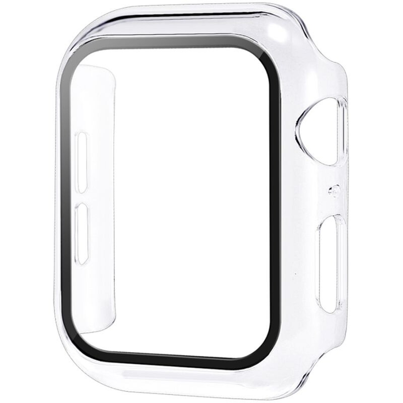 Θήκη Sonique Προστασία PC + Tempered Glass για Apple Watch 45mm - Διάφανο