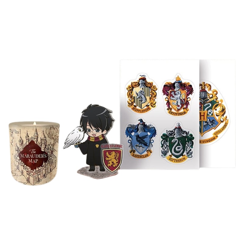 ABYSTYLE Κερί με Ακρυλικό Αυτοκόλλητα ABYstyle Harry Potter 8x9 cm - Πολύχρωμο