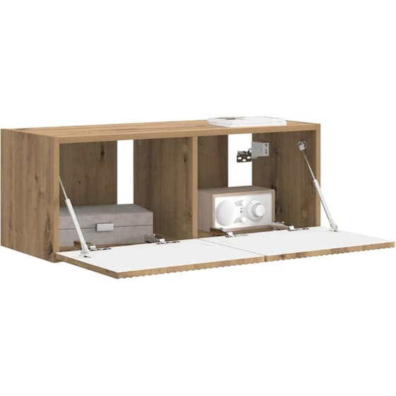 Έπιπλο Τηλεόρασης VidaXL Επιτοίχιο 78,5 x 31 x 29,5 cm - Γκρι image 2