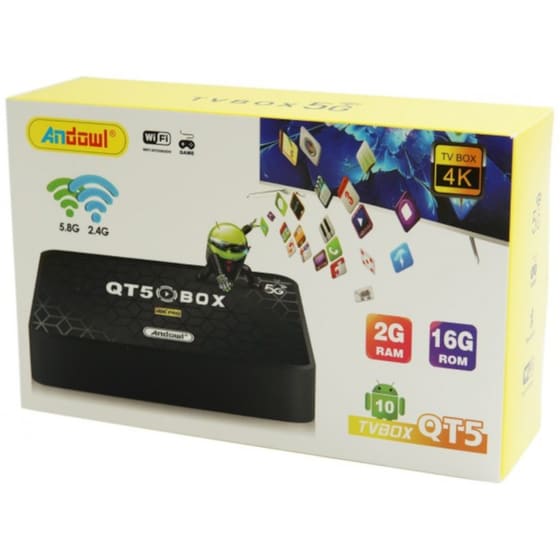 Media Player Andowl An-QT5 16GB 4K - Μαύρο image 1