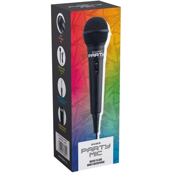 Ενσύρματο Μικρόφωνο Bigben Party Mic - Black image 2