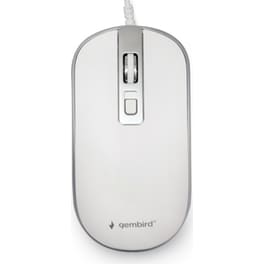 Gembird 4B-06 Ενσύρματο Standard Ποντίκι Λευκό