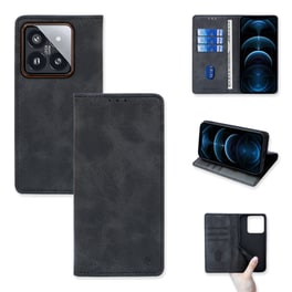Θήκη Xiaomi Xiaomi 14 Pro - Sonique Vintage Magnet Wallet - Μαύρό