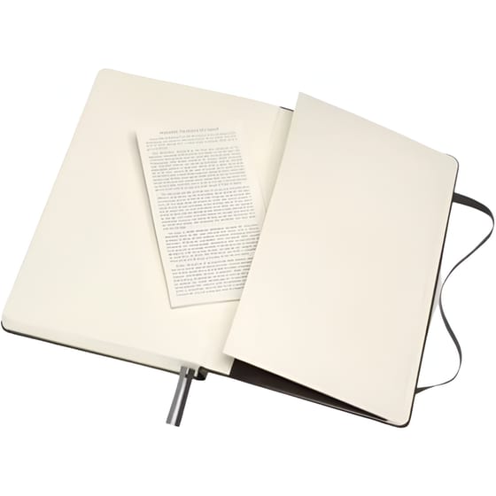 Σημειωματάριο Moleskine Καρέ Large Μαύρο (1 Τεμάχιο) image 2