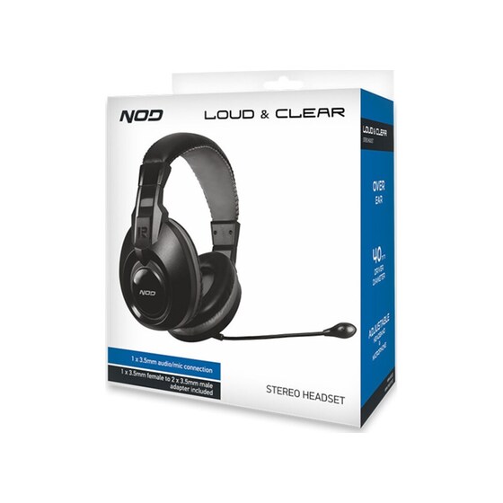 Ακουστικά Headset Nod Loud & Clear με Mικρόφωνο - Μαύρο image 4