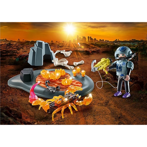 PLAYMOBIL® Dino Rise Starter Pack Πολεμώντας τον Σκορπιό της Φωτιάς (70909) image 1