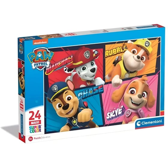 Παιδικό Παζλ Maxi Supercolor Nickelodeon Paw Patrol Clementoni (24 Κομμάτια) image 0