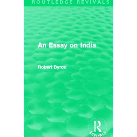 Essay on India (Routledge Revivals) image 0